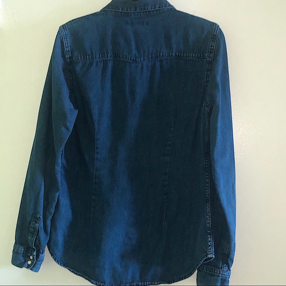 CALVIN KLEIN | Blue Denim Shirt - Picture 3 of 4